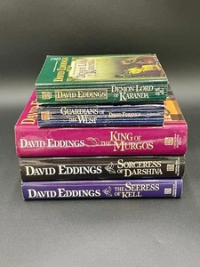 5 David Eddings Books Complete Malloreon Series 3 Hardbacks 2 Paperbacks - Picture 1 of 15