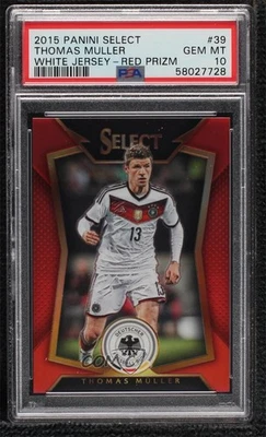 2015-16 Panini Select Red Prizm /199 Thomas Muller #39 PSA 10 GEM MT - Image 1 of 2