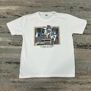 St Paul De Vence Hommage A Pablo Picasso White T Shirt Size Large Gravitee - Picture 1 of 7