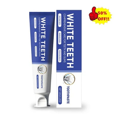 Creme dental clareador, dentes brancos cuidados abrangentes para dentes e gengivas - Imagem 1 de 4