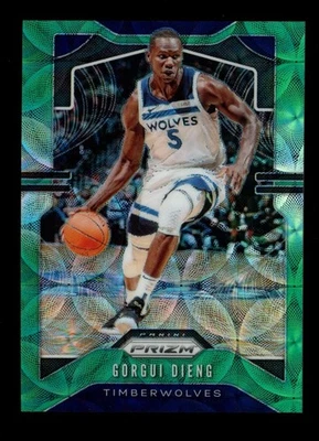 2019 Panini Prizm #162 GORGUI DIENG Green Choice Prizm #/8 Timberwolves - Image 1 of 2