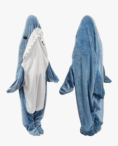 Costume coperta con cappuccio e peluche squalo bambino unisex - Foto 1 di 5