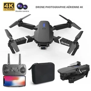 Drone professionnel E88 4K avec caméra grand angle HD 1080P, WiFi, FPV - Zdjęcie 1 z 2