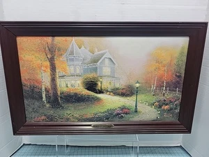 Thomas Kinkade Autumn Blessings Leinwand gerahmt Illuminate Bradford Exchange 20x12 - Bild 1 von 21