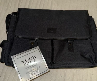 Bolso Mensajero Ralph Lauren Negro para Laptop Nuevo con Etiquetas Foto 1 de 4