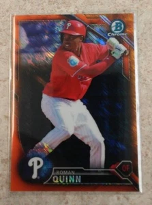 Bowman Cromo 2016 ROMAN QUINN Arancione Scintillante Rifrattore - Foto 1 di 1