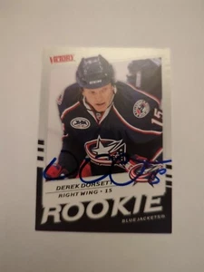 Derek Dorsett Signed Autographed Columbus Blue Jackets Rookie Card Medicine Hat - Picture 1 of 2