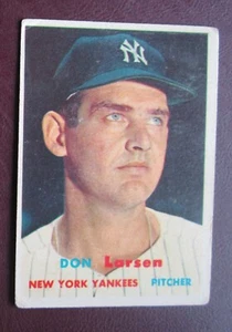1957 Topps Don Larsen (New York Yankees) #175 basso grado - Foto 1 di 2