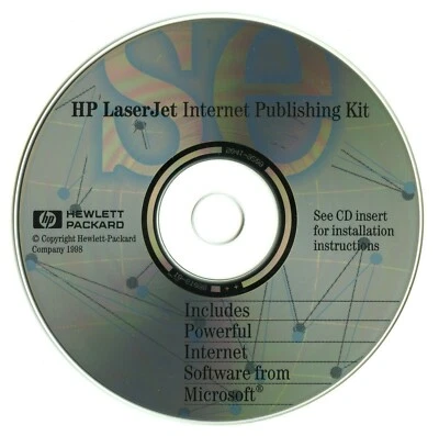  Vintage HP LaserJet Internet Publishing Kit CD Includes Microsoft Software 1998 - Image 1 of 3