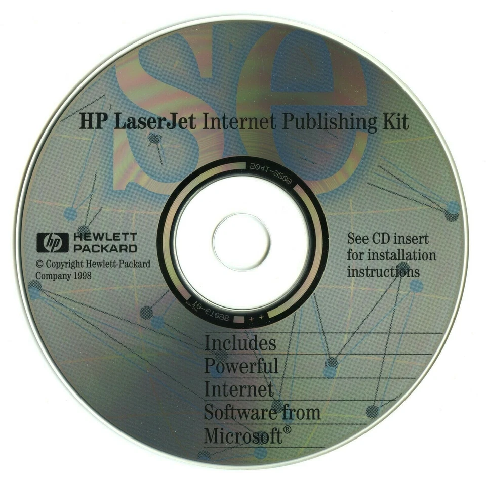  Vintage HP LaserJet Internet Publishing Kit CD Includes Microsoft Software 1998 - Image 1 of 3