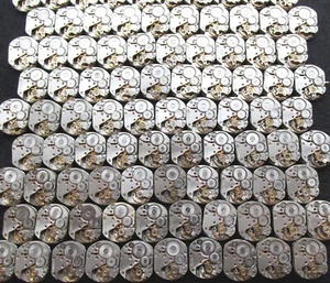 Lot 70 vintage ladies watch movements 16x13 mm Zarja Steampunk Art or repair DIY - Picture 1 of 12