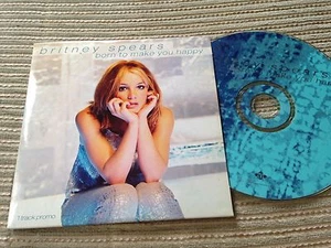 BRITNEY SPEARS - BORN TO MAKE YOU HAPPY radio edit CD SINGLE 1 TRACK PROMO CARD - Bild 1 von 2