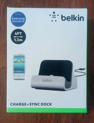 Nuevo en caja Belkin Charge + Sync Dock para teléfonos celulares MICRO USB  Foto 1 de 4