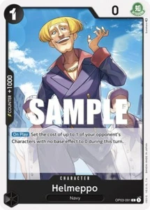 Helmeppo - OP03-091 - C x1 - OP-03: PIllars of Strength - NM-Mint - OP-03: PIlla - Picture 1 of 1