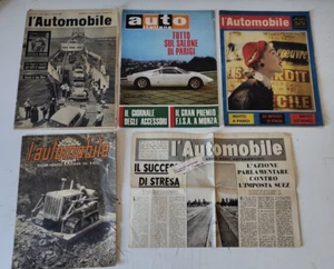 L'AUTOMOBILE SETTIMANALE   5 NUMERI DELL' ANNO 1939/1958/19591960- DA COLLEZIONE - Picture 1 of 16