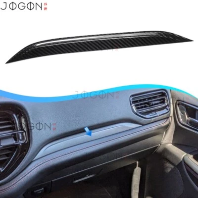 Carbono real para Dodge Durango SRT 392 Hellcat 2011+ consola tablero panel moldura Foto 1 de 4