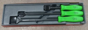 Snap On Rigid Carbon Scraper Set 3 Piece Green Handle USA CSA300AG - Foto 1 di 5