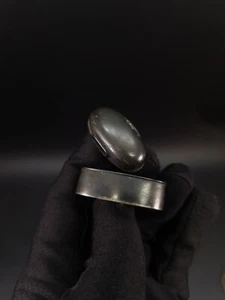 Fuchi y Kashira japoneses de plata esterlina para Wakziashi, período Edo antiguo B097 - Imagen 1 de 15