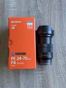 Sony FE 24-70mm F4 ZA Zeiss Vario-Tessar T* OSS E-Mount Lens SEL2470Z - Picture 1 of 6