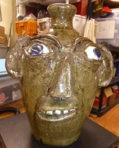 Burlon Craig Catawba Valley Face Jug OLD & RARE - Excellent Condition  - Picture 1 of 13