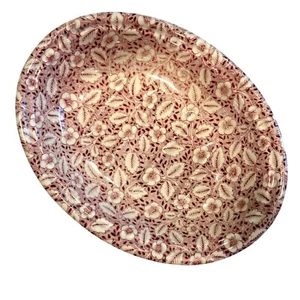 Masons Crabtree & Evelyn Red Floral Chintz Seifenschale England Steinzeug Wedgwood - Bild 1 von 8