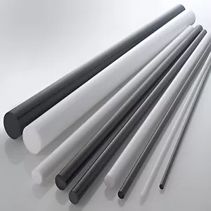 POM RUNDSTAB Ø 130 mm (374,20€/m) 245-1000 mm SCHWARZ / NATUR / WEIß DELRIN - Bild 1 von 3