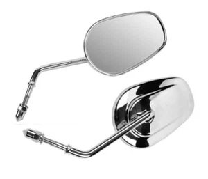 Espejo retrovisor de aleación cromada para motocicleta Harley Dyna Road King Sportster XL vrod - Imagen 1 de 7