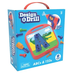 Educational Insights Design & Drill ABC & 123 Children's Battery Tools Game - Picture 1 of 3