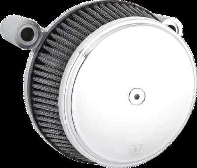 Kit de filtro de aire Big Sucker con cubierta cromo liso Dyna Super Glide personalizado 05-14 Foto 1 de 4