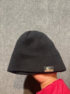 Mossy Oak Beanie Black Y2K Vintage - Image 1 of 2