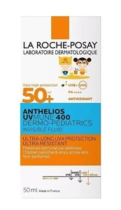 La Roche-Posay ANTHELIOS UVMUNE 400 SPF50+ Fluido invisibile 50 ml Pediatria BAMBINI - Foto 1 di 1
