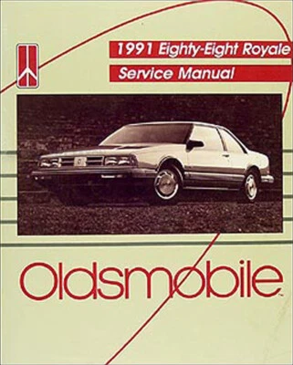 1991 Oldsmobile 88 Royale Negozio Manuale 91 Olds Eighty Riparazione - Immagine 1 di 2