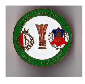 football soccer pin badge Helsingborg Sweden - Standard Belgium 2011-2012 #5 - Picture 1 of 1