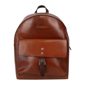 The Bridge Damen Tasche Braun Leder Rucksack Backpack Lederrucksack Groß - Bild 1 von 6