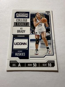 2024-25 Panini NIL UConn Collegiate Ice Brady #10 College Ticket - Bild 1 von 3
