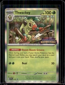 Thwackey - Pre-lanzamiento Estampado - SVPen 115 - Promo Black Star - Pokemon - Imagen 1 de 2