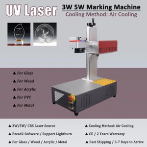 5W Air Cooling UV Laser Marking Engraving Machine For Glass Wood Acrylic Metal - Bild 1 von 8