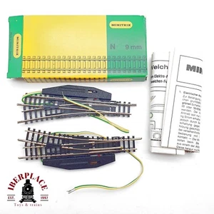 1:160 Minitrix 51 4942 10 Elektrische Weiche R4 15º N Spur - Bild 1 von 4