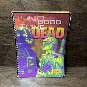 1997 Star Wars VTG Mead Spiral School Notebook Boba fett 60 unused pages - Picture 1 of 5