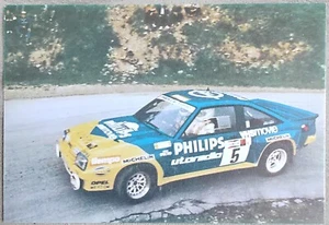 Auto Opel Manta 400 auto da rally 1987 foto a colori RARA cartolina #2 - Foto 1 di 2