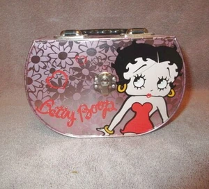 Vtg Betty Boop Lunch Box Tin Party Girl Mini Purse Pin Up Flapper Coquette Sexy - Picture 1 of 8