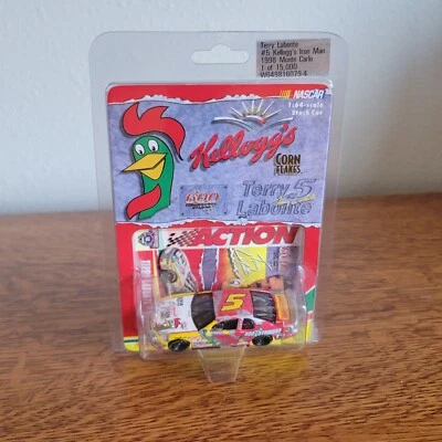 Coche de acción Terry Labonte #5 Kellogs 1/64 1998 600 arranques consecutivos Foto 1 de 4