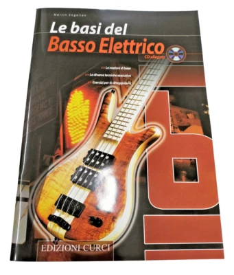 Le basi del Basso Elettrico Metodo Autodidatta Facile Libro e Cd Tracce Audio - Immagine 1 di 4