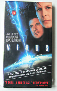 Virus (VHS Full-Length Screening Cassette) Jamie Lee Curtis, NEW & SEALED RARE