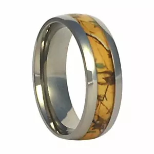 Gold Camo Titanium Ring - Bild 1 von 12