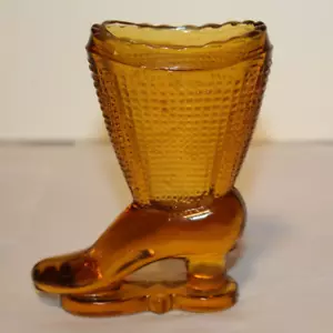 Fenton Gold Boot Toothpick Holder - Picture 1 of 3