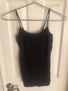 No Boundaries Kids Girls Strap Black Tank M Child 7/9 Fast Shipping - Picture 1 of 3