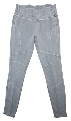 Pantalones Prana Mujer Pequeños 26x29 Azul Desteñido Elastizado Tobillo Legging Logo Cáñamo Foto 1 de 4