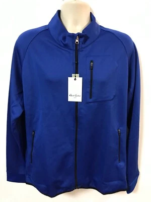 Chaqueta elástica Robert Graham ERASMUS para hombre talla 2XL azul cremallera completa $198 nueva con etiquetas Foto 1 de 4