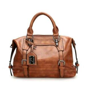 Women Casual Handbags Shoulder Bag Purses Messenger Big Large Body Faux Leather 